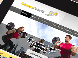 Design Website für Fitnessallianz aus Rellingen bei Pinneberg
